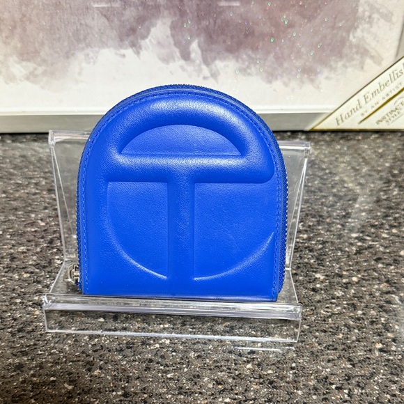 Telfar Handbags - Telfar Cobalt Blue Arch Wallet